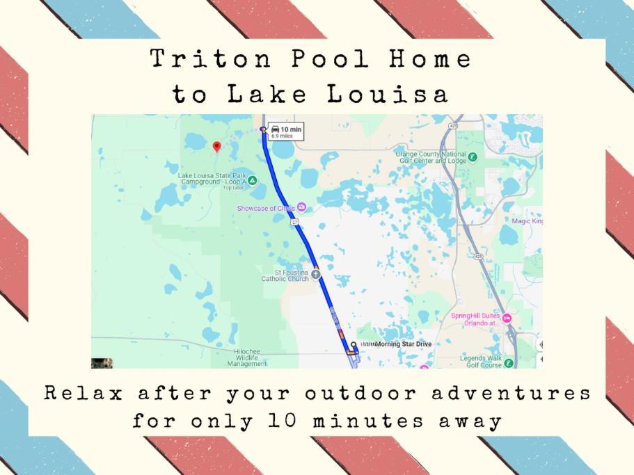 Triton Vacation Pool Home Near Disney 올랜도 외부 사진