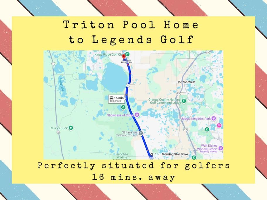 Triton Vacation Pool Home Near Disney 올랜도 외부 사진